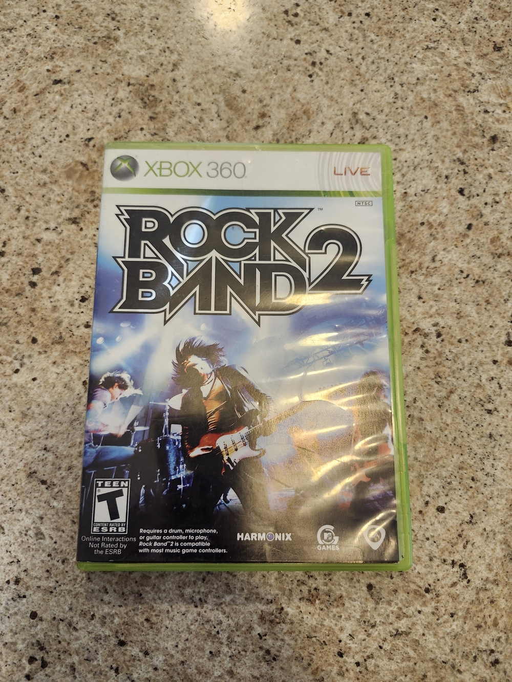 Microsoft Xbox 360 Rock Band 2 - Green Case